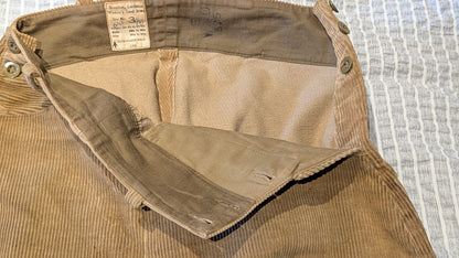WW2 Era British WLA Womens Land Army Corduroy Breeches Home Front