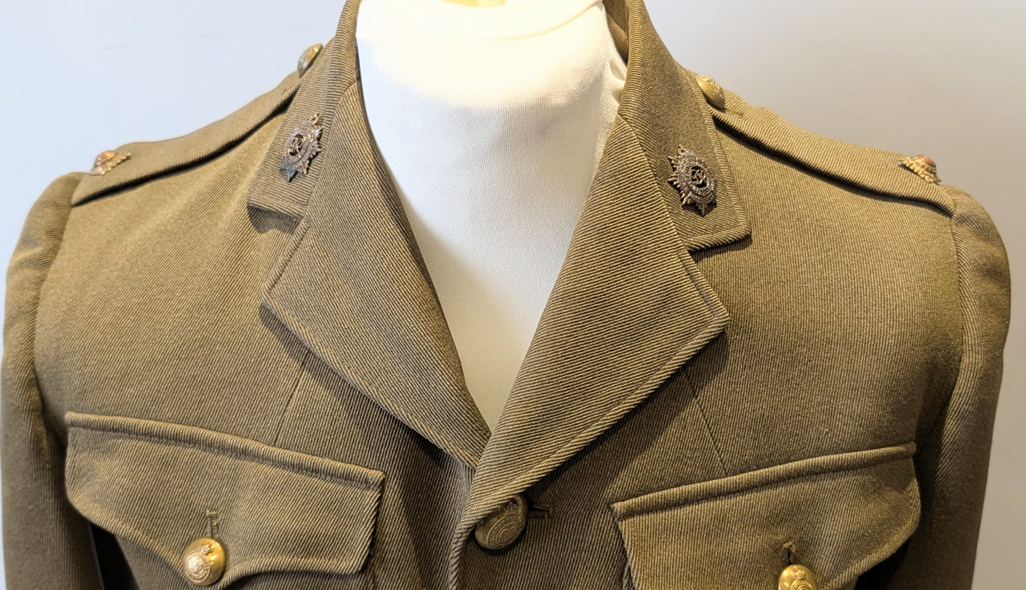 Lovely WW2 1939 Saville Row RASC 2nd Lieutenant's Jacket - S Mitchell