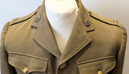 Lovely WW2 1939 Saville Row RASC 2nd Lieutenant's Jacket - S Mitchell