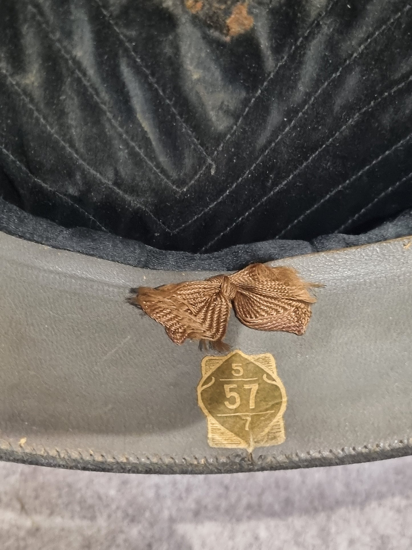 Beautiful WW2 Italian Air Force Visor Cap and Photo Album, belonging to Pompili Felice