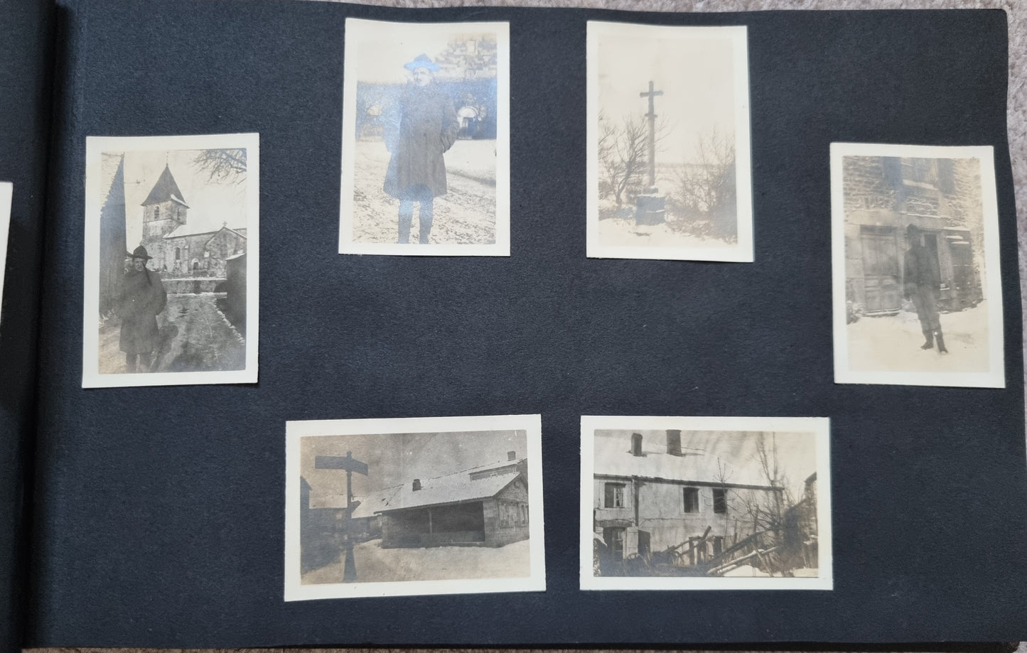 SOLD! Rare WW1 US Army Soldier's Photo Album Plus Ephemera - 125 Photos