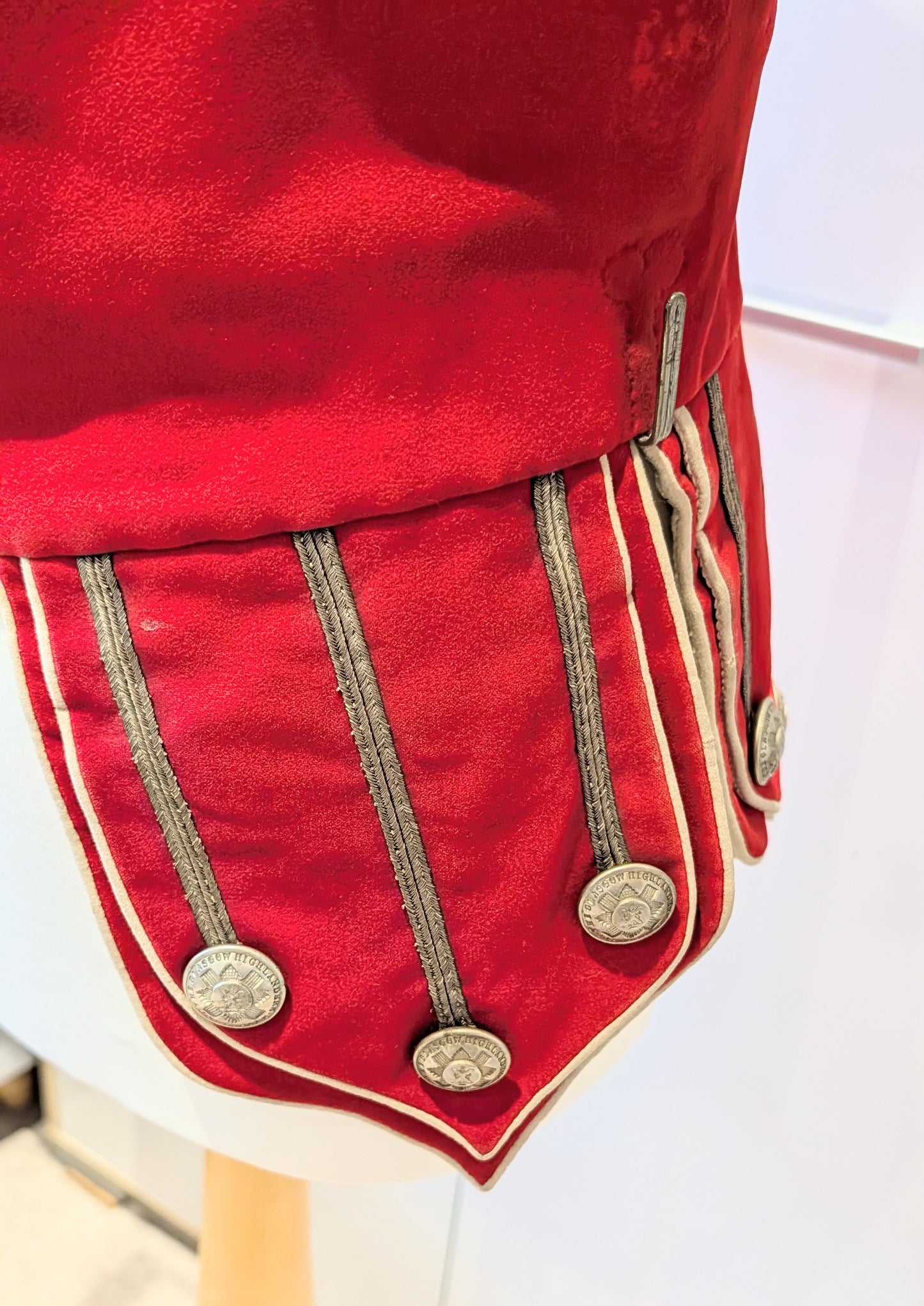 Victorian 10th Lanarkshire Glasgow Highlanders Officer's Doublet 1881