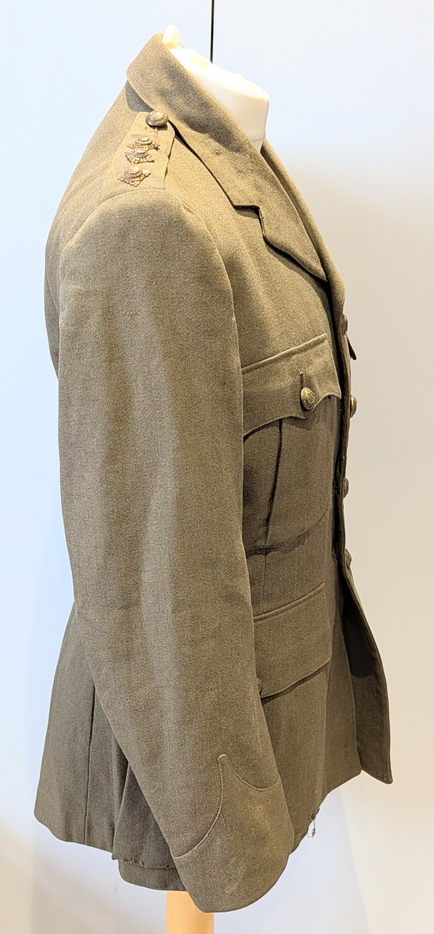 WW2 Royal Engineers Captain's Uniform Service Jacket 1941 Named