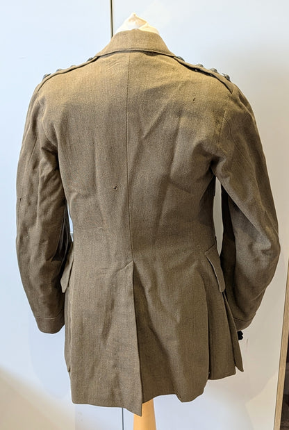 WW1 British Army Captain's Rifle Brigade Uniform Jacket Dated 1918