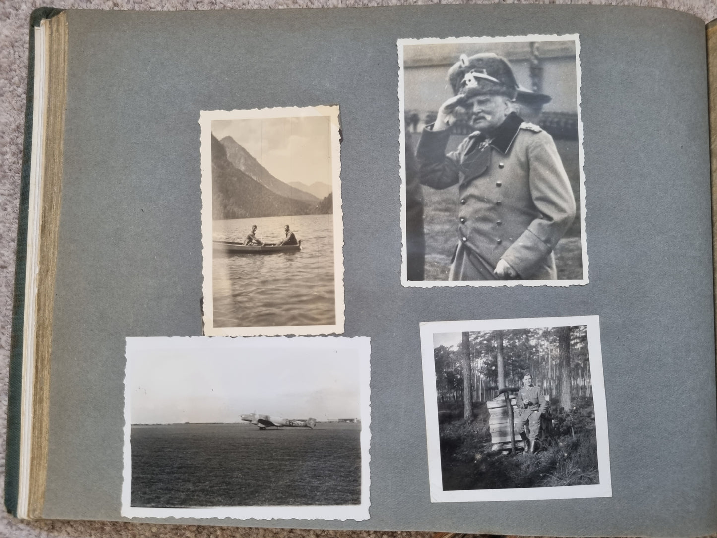 WW2 German Army Mountain Troops Jager Regiment 100 Photo Album - 125 Photos - Soldier KIA