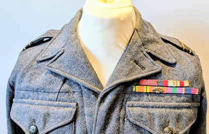 VINTAGE RAF FLIGHT LIEUTENANT BATTLEDRESS - GEORGE MEDAL RECIPIENT 1948