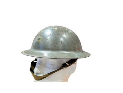 Rare WW2 British ‘Brodie’ Factory Workers Helmet - Sunblem Battery