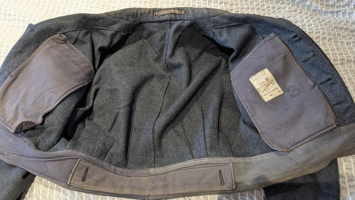 VINTAGE RAF FLIGHT LIEUTENANT BATTLEDRESS - GEORGE MEDAL RECIPIENT 1948