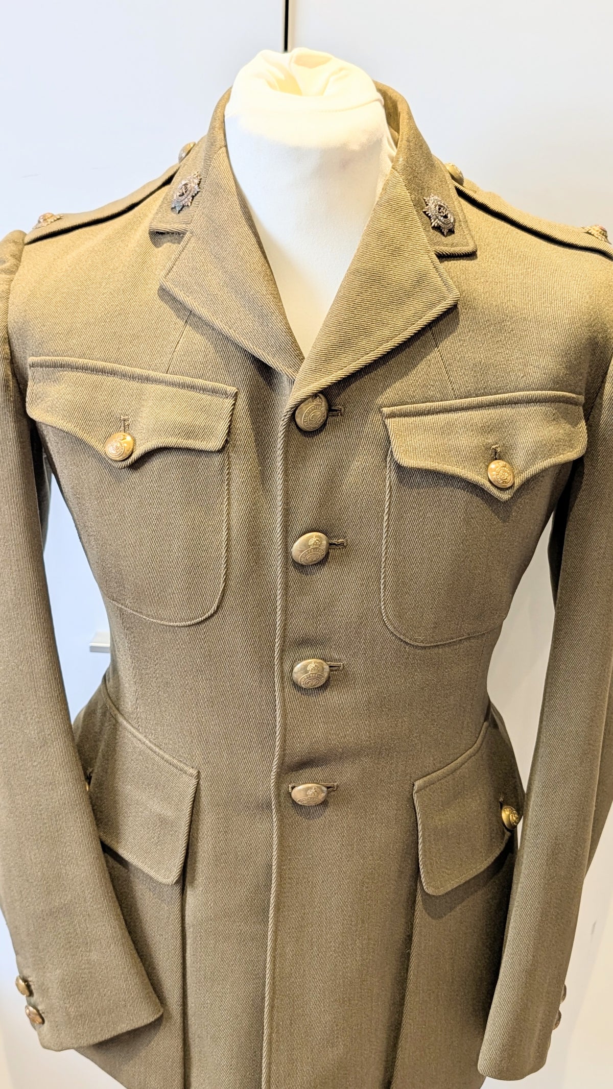 Lovely WW2 1939 Saville Row RASC 2nd Lieutenant's Jacket - S Mitchell
