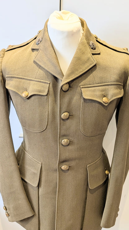 Lovely WW2 1939 Saville Row RASC 2nd Lieutenant's Jacket - S Mitchell