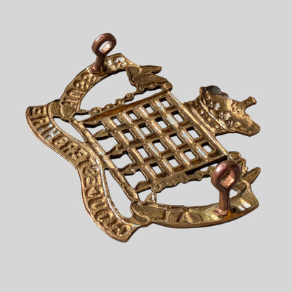 Royal Gloucestershire Hussars Gilding Metal Cap Badge