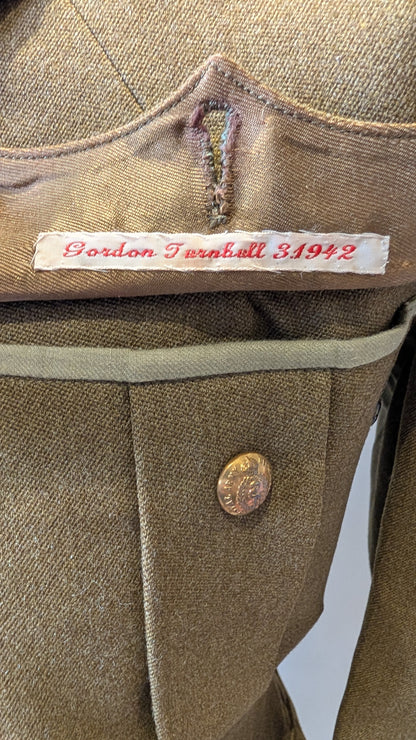 WW1 British Army Captain's Uniform Jacket Royal Army Medical Corps RAMC Named