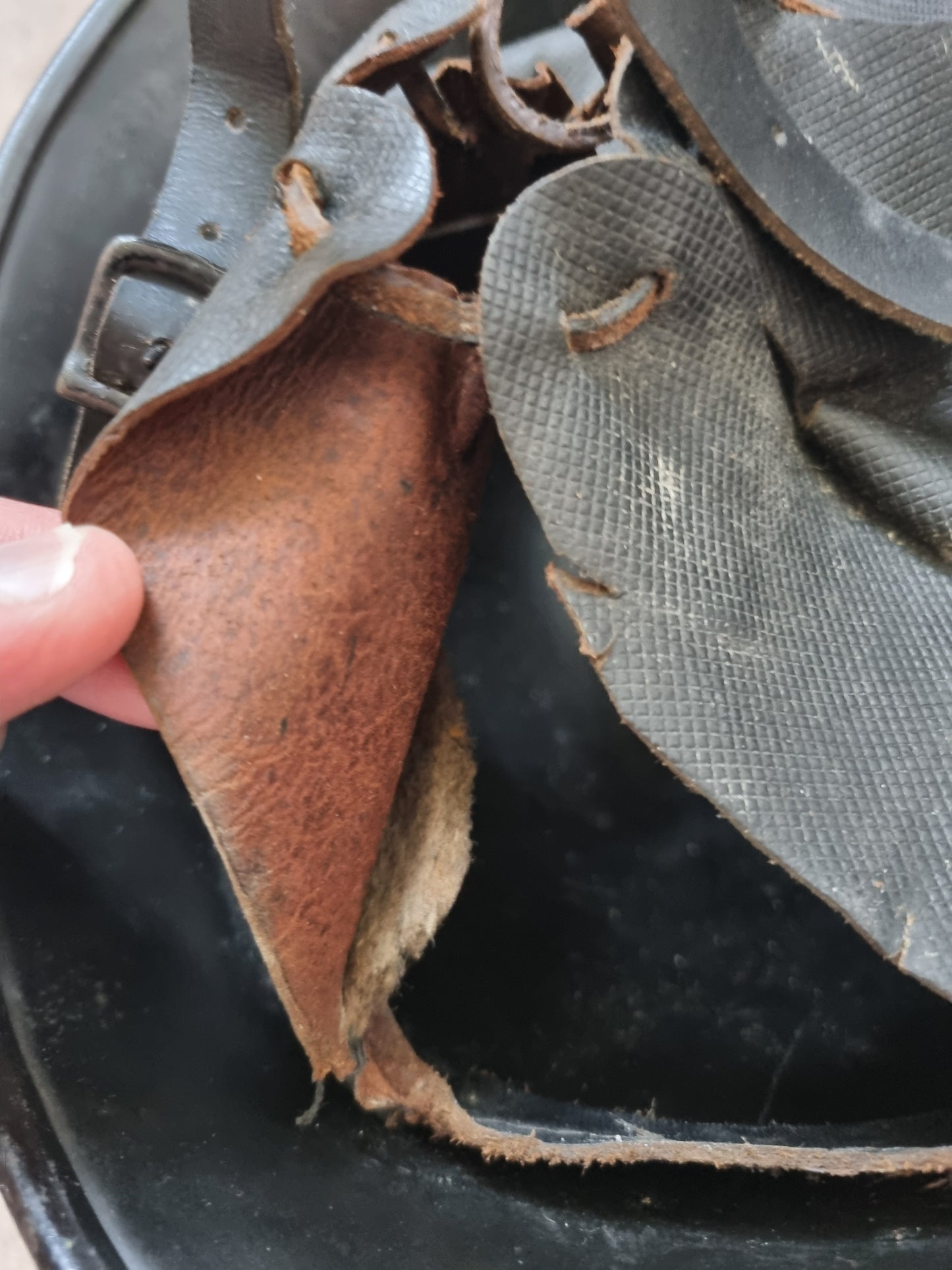 Rare WW2 Dutch Red Cross M34 Steel Helmet