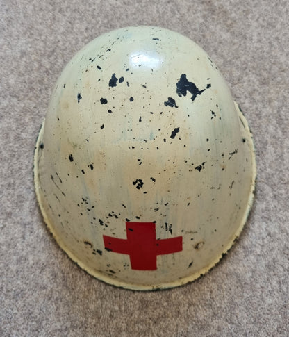 Rare WW2 Dutch Red Cross M34 Steel Helmet