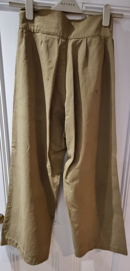 SOLD! WW2 Tropical KD Uniform collection with Jacket Trousers Badges Dog Tags Papers KORL - George Butterworth