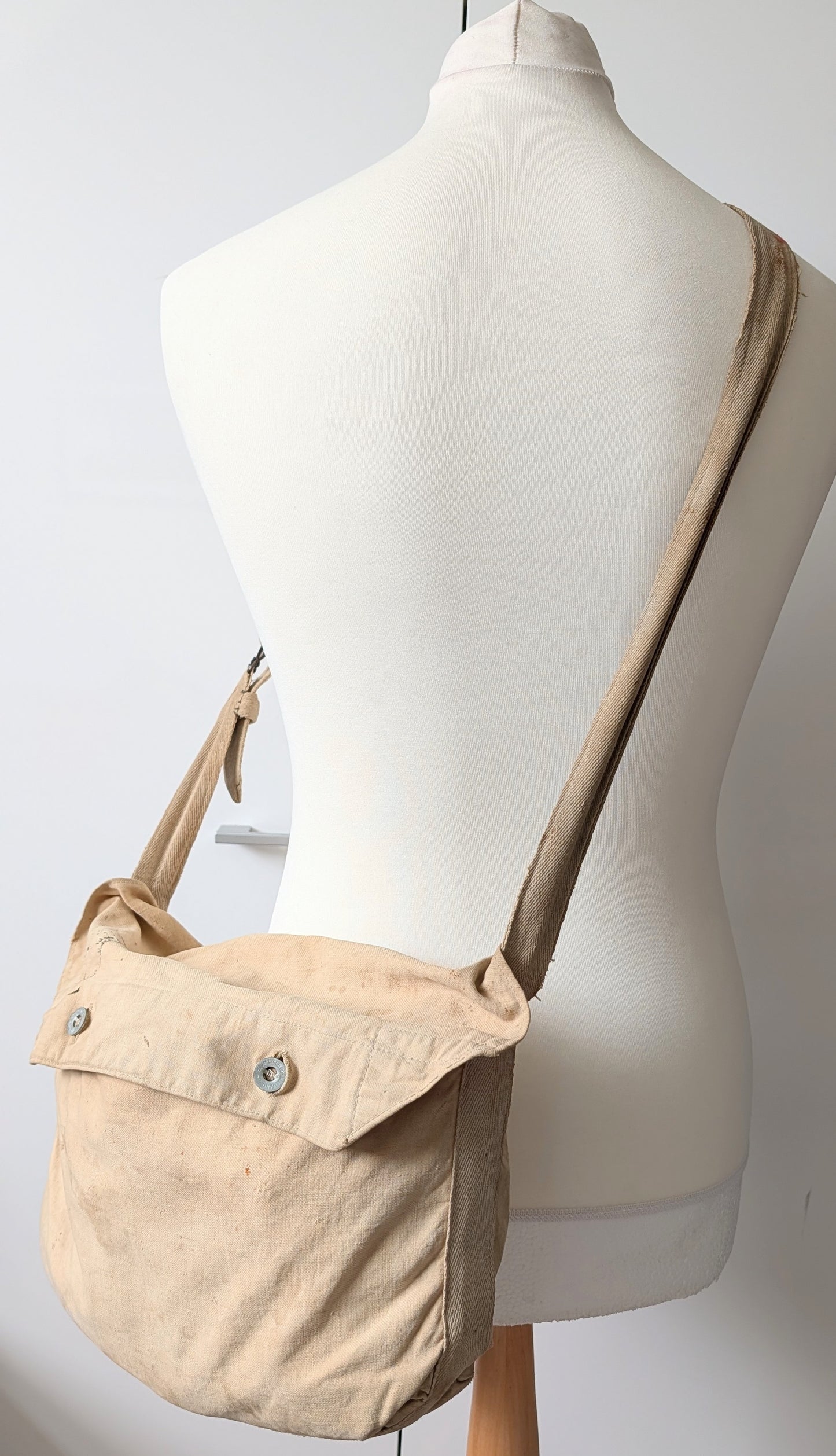 SOLD! WW1 French Army M1892 Musette bag / Haversack / Breadbag 1916 Dated