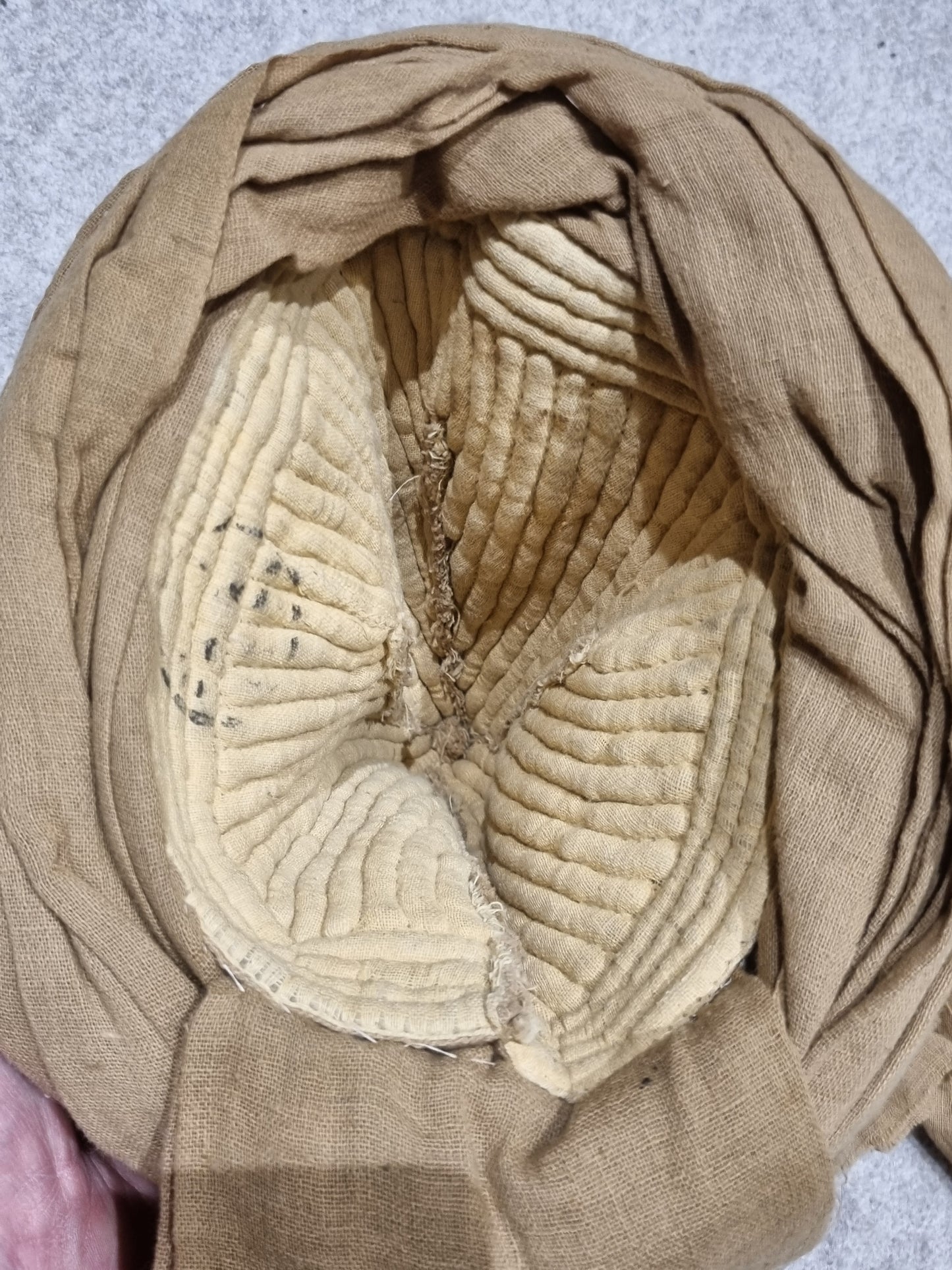 Very Rare WW2 Indian Army Sikh Khulla Pagri Turban