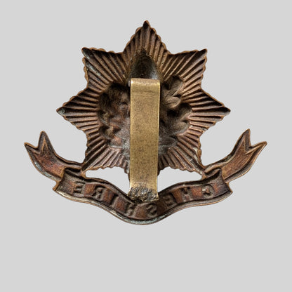 WW1 Cheshire Regiment Brass Economy Cap Badge