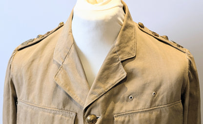WW1 Era Indian 126th Baluchistan Regiment Lieutenant Colonel's Khaki Drill KD Jacket