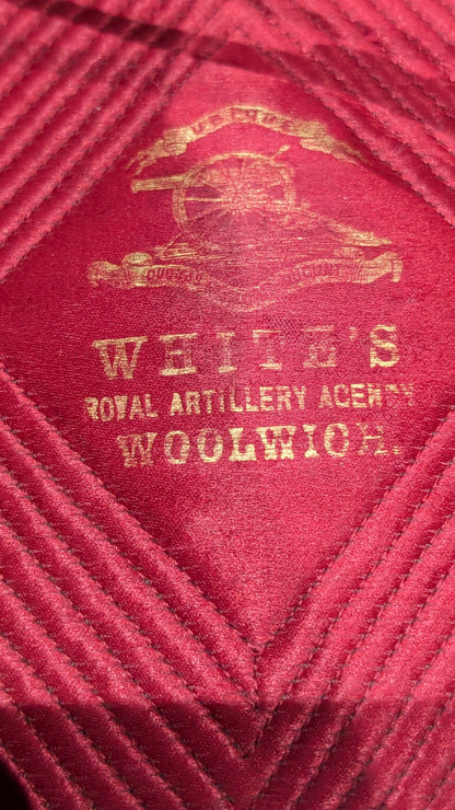 Victorian Royal Artillery  Senior NCO Pill Box hat With Chinstrap