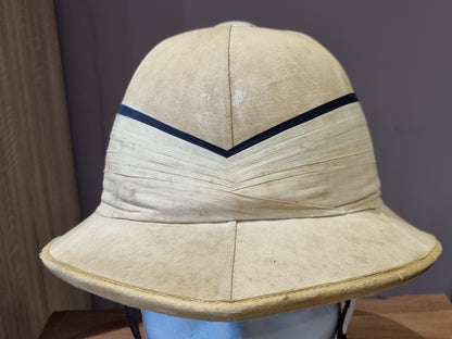 SOLD! WW2  Royal Navy ‘Wolseley’ Pattern Pith Helmet Named