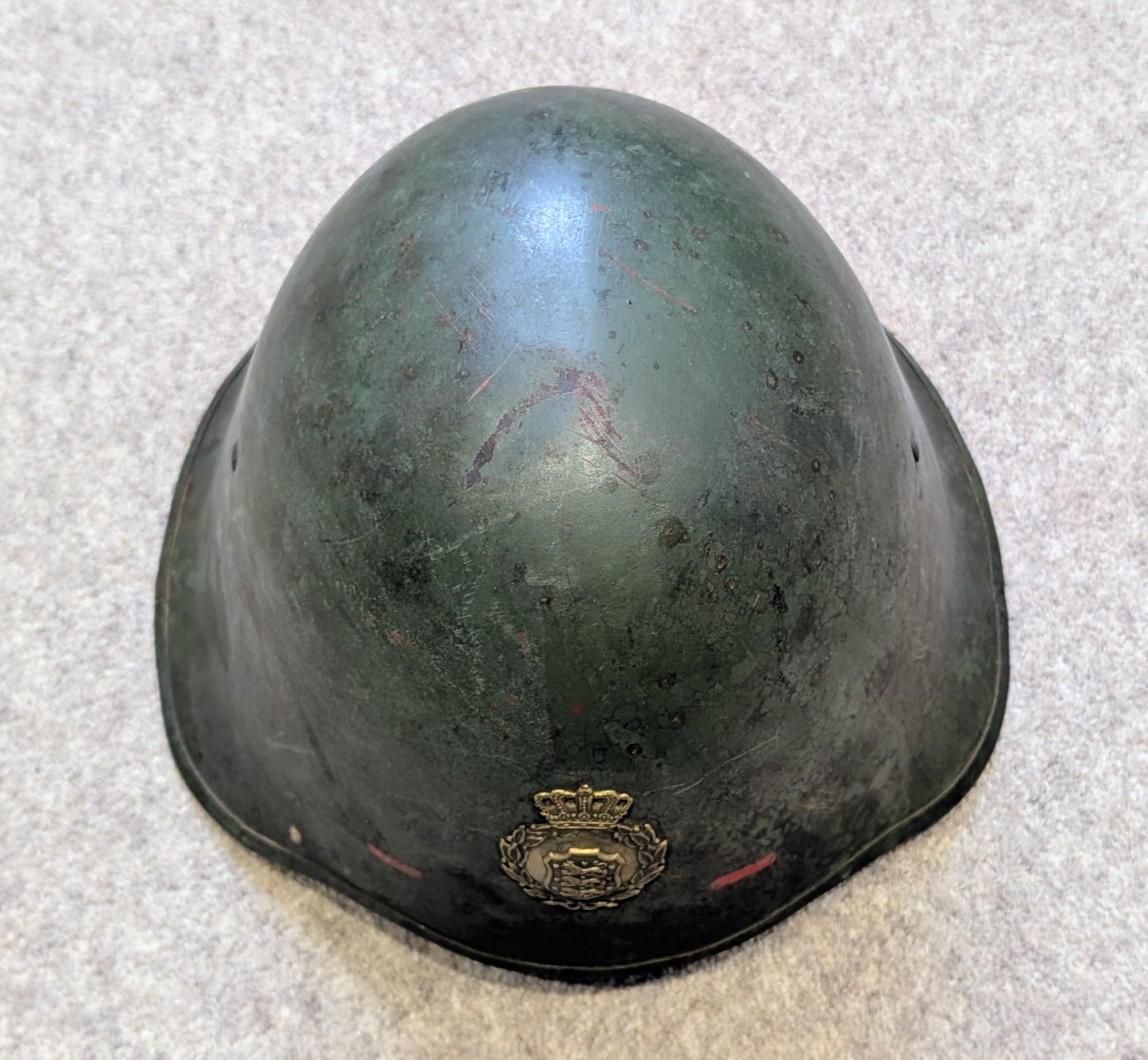 WW2 M23/41 Danish Army combat helmet
