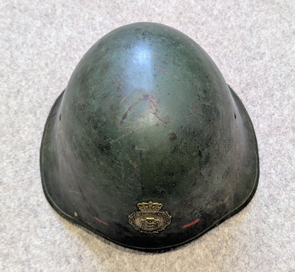 WW2 M23/41 Danish Army combat helmet
