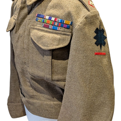 Fantastic & Historically Important WW2 Colonel's Black Watch 1940 Pattern Battledress Jacket attributed to 12th Earl Of Airlie KT GCVO MC