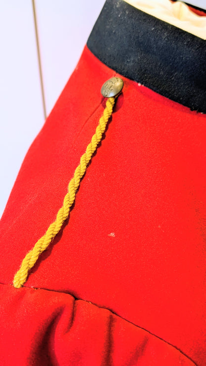 SOLD! Rare Victorian British Army 16th Lancers Scarlet Wool Stable Jacket