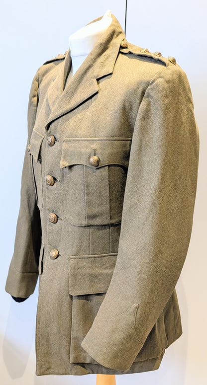 WW2 Royal Engineers Captain's Uniform Service Jacket 1941 Named