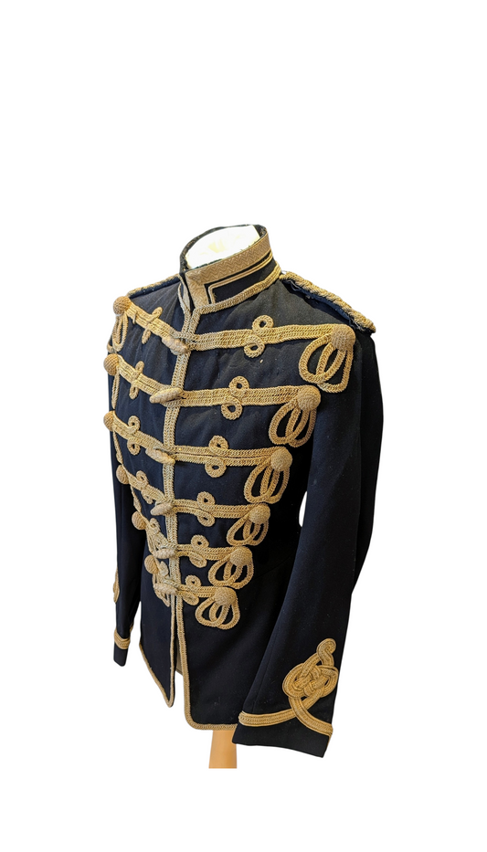 Beautiful Original Early 20th Century 18th Hussars Full Dress Frogged Jacket