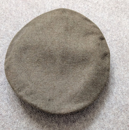 SOLD! WW1 British Army Wool Kent Volunteer Force Floppy Trench Cap Dated 1918