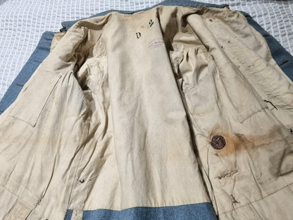 Rare WW1 French Army Horizon Blue M1915 Greatcoat 121st Infantry Regt