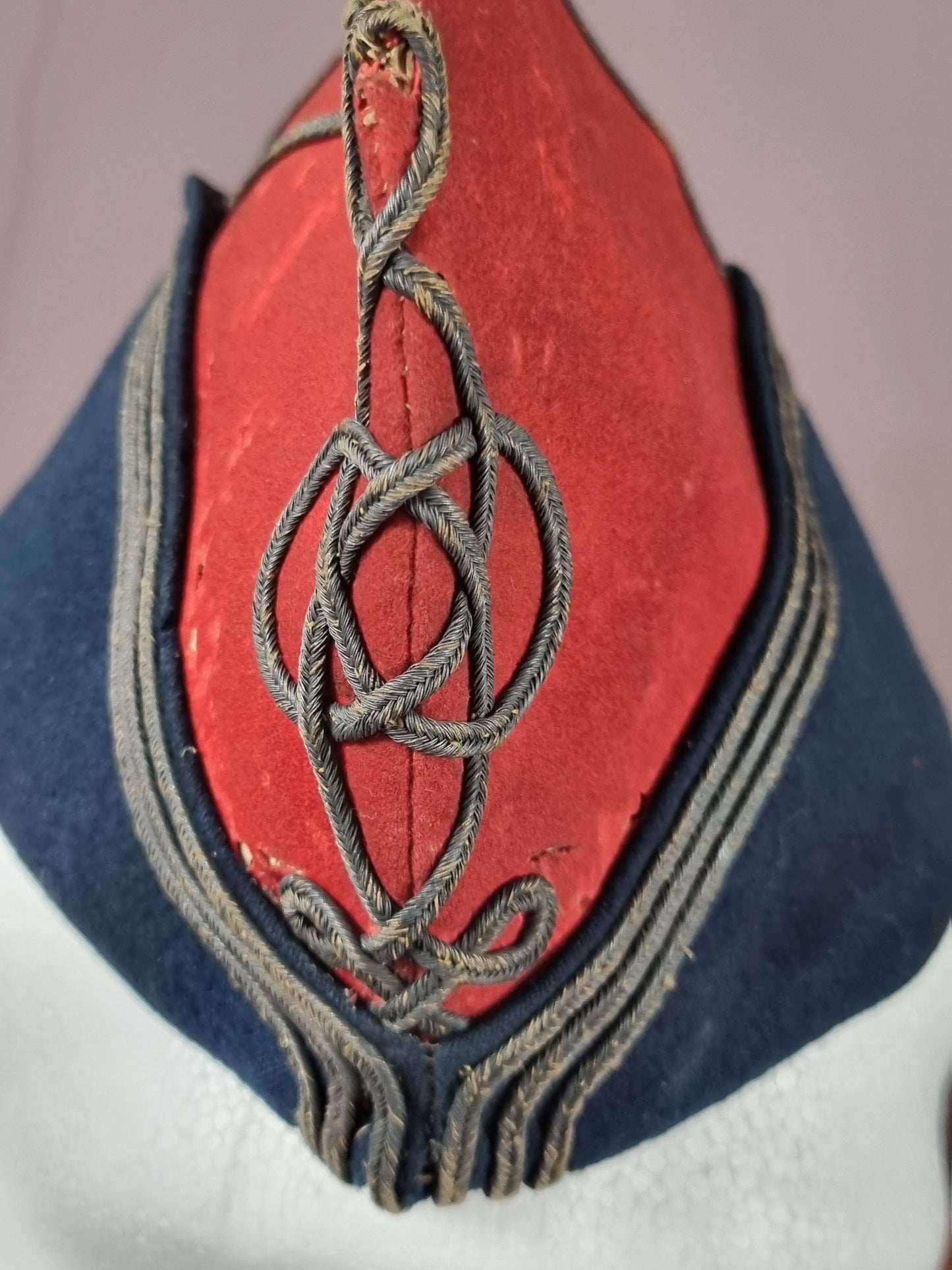 SOLD! Very Rare 19th Century French Army Captain's Bonnet De Police Sidecap