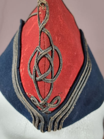 SOLD! Very Rare 19th Century French Army Captain's Bonnet De Police Sidecap
