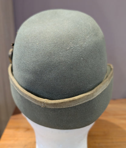 SOLD! Late 1940s Italian Army Enlisted Man's Alpini Autieri Cap with Nappina