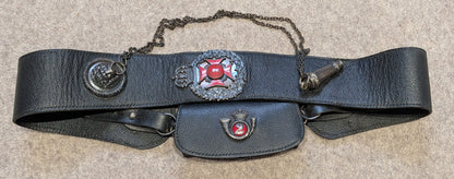 Victorian Queen's Own Rifles Of Canada QOR Leather CrossBelt & Pouch