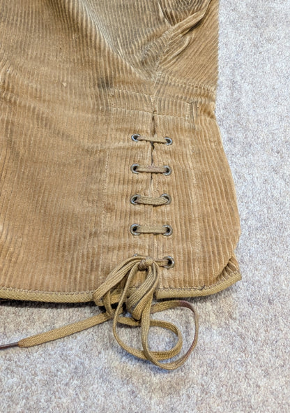 WW2 Era British WLA Womens Land Army Corduroy Breeches Home Front