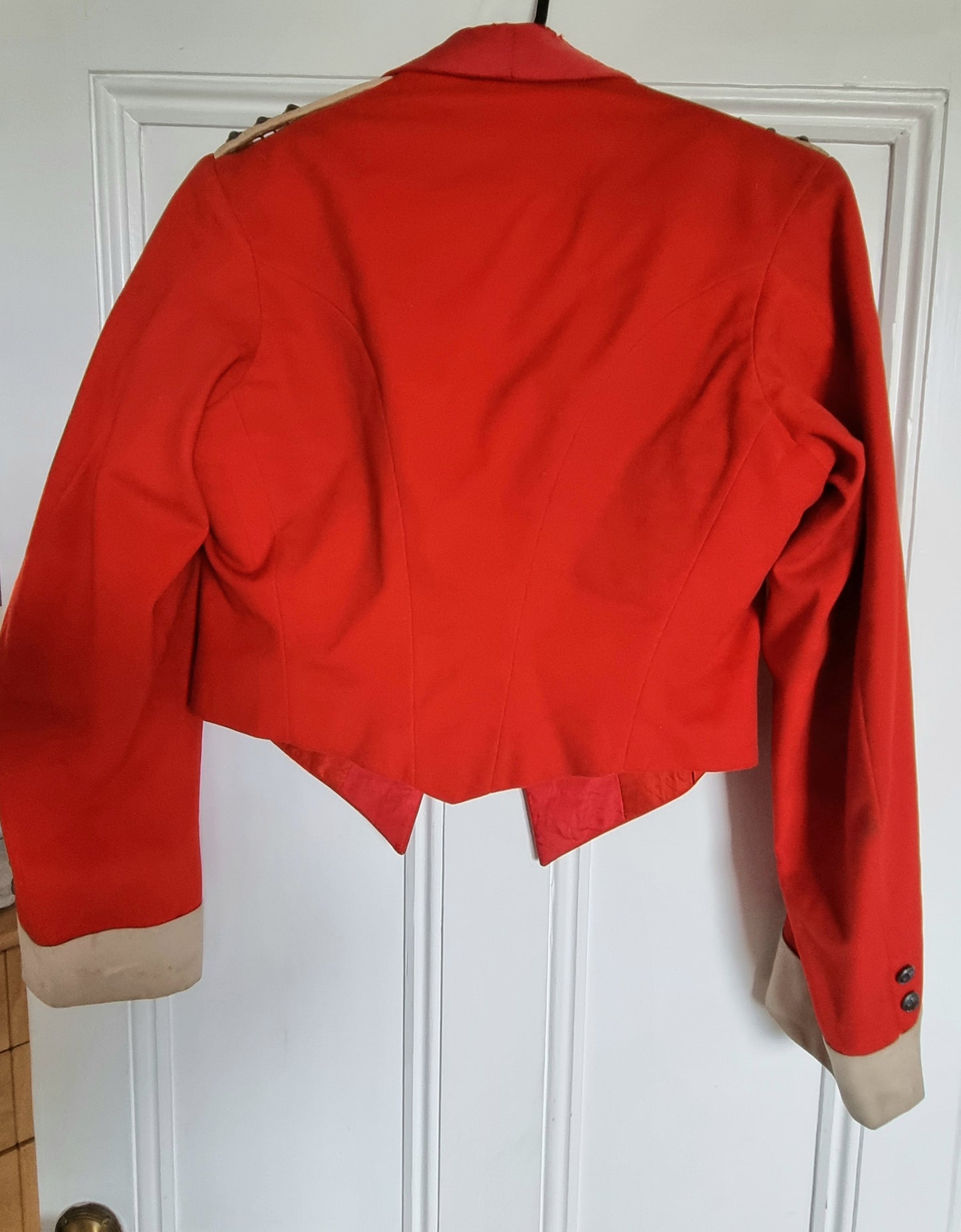 Victorian Durham Light Infantry Captain's Scarlet Mess Jacket