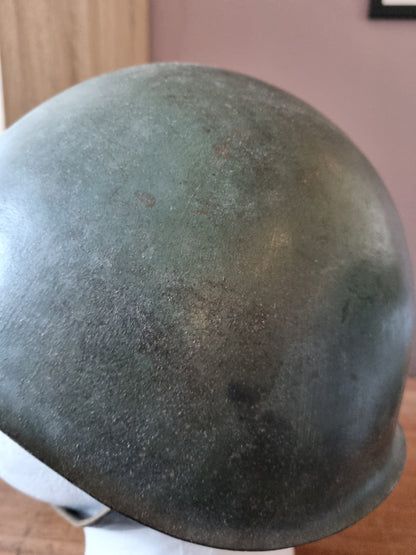 Rare WW2 Italian Experimental Rivetless M33 Helmet, Named