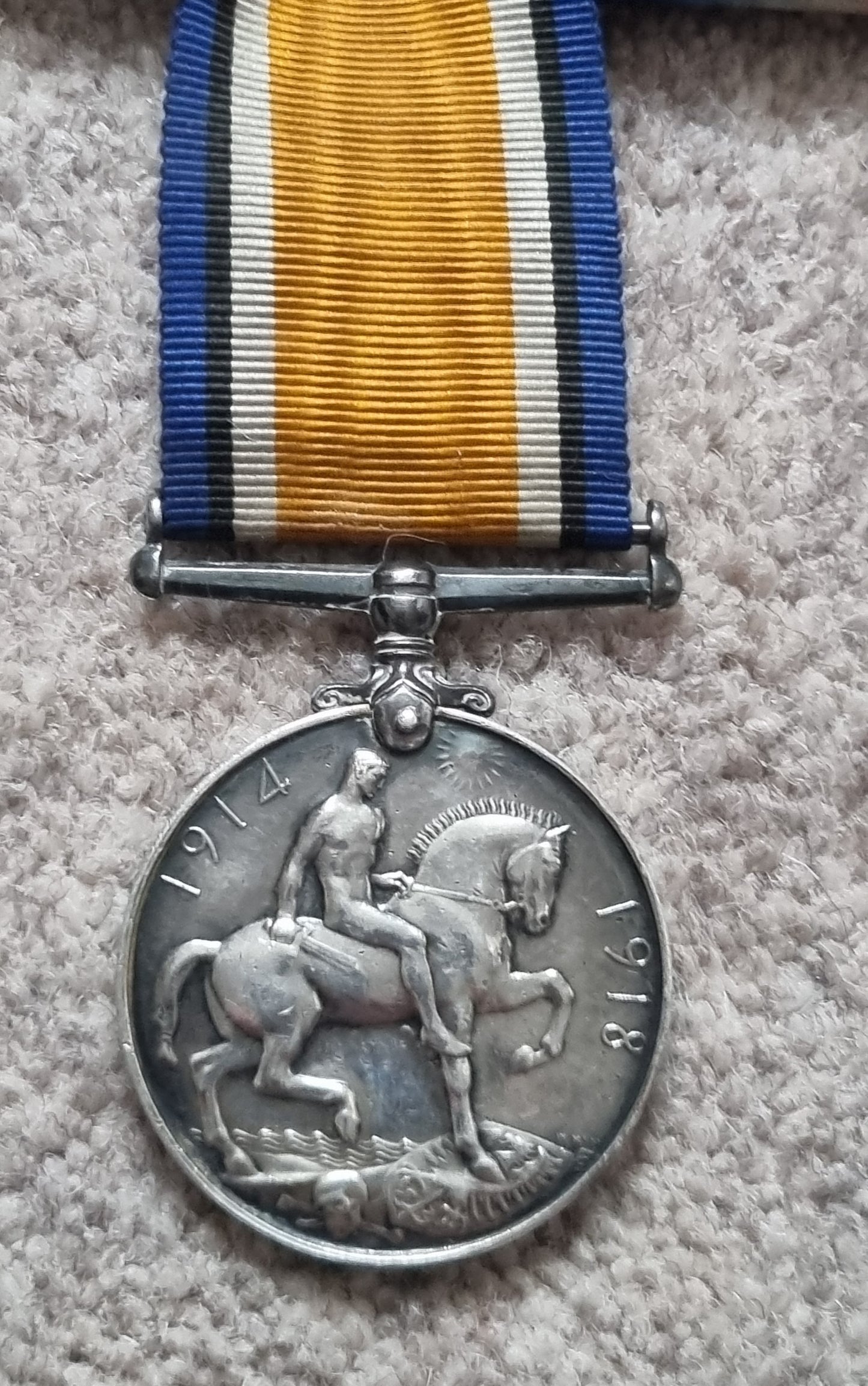 WW1 Trio Long Service & Good Conduct Medal Set to Leading Seaman Albert Victor Sharp- HMS Caroline (Jutland Interest)