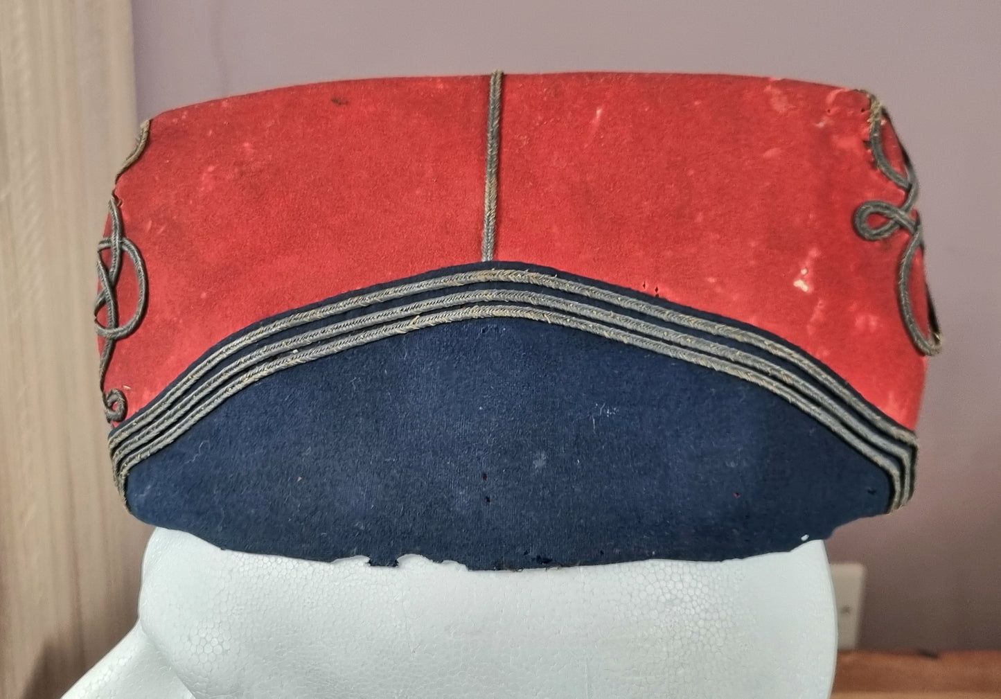SOLD! Very Rare 19th Century French Army Captain's Bonnet De Police Sidecap