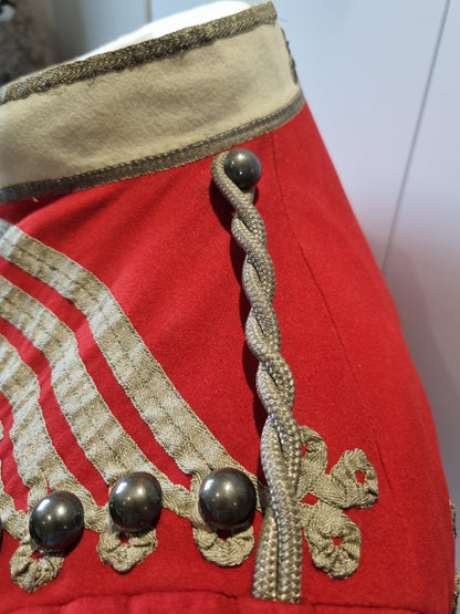 Superb Victorian Westmorland & Cumberland Hussars Shell Jacket & Trousers, Dated 1889