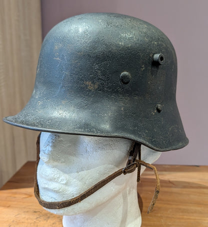 1930s German Army Wehrmacht Transitional Helmet With Decal Remnant