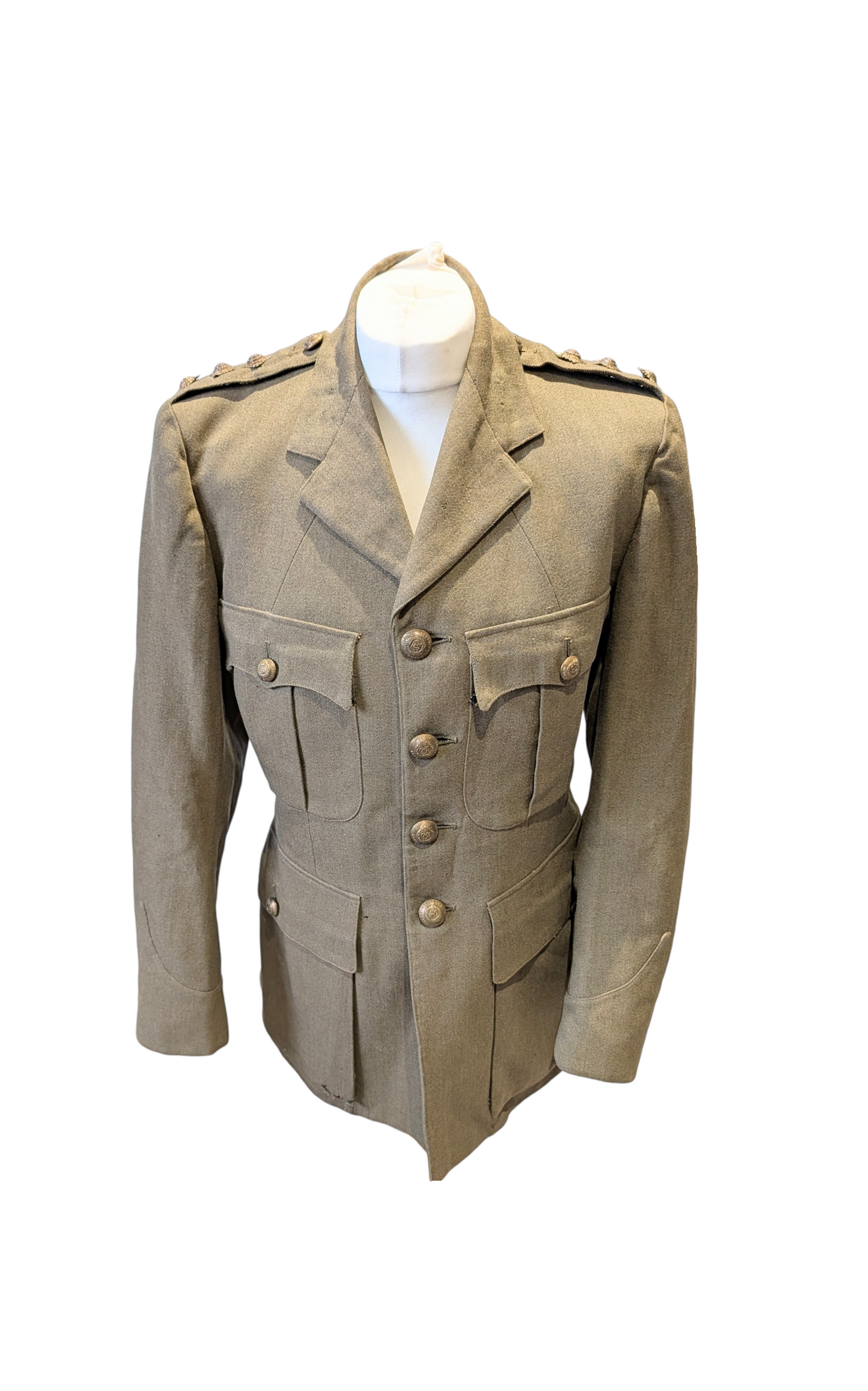 WW2 Royal Engineers Captain's Uniform Service Jacket 1941 Named