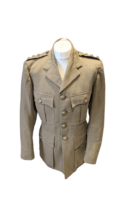 WW2 Royal Engineers Captain's Uniform Service Jacket 1941 Named