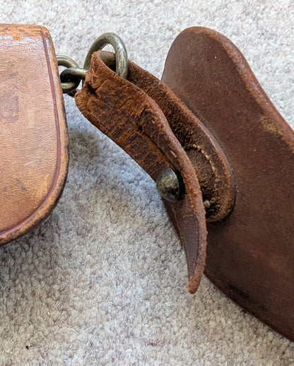 Victorian 2nd Battalion Herts Rifles Leather CrossBelt & Pouch 1881-7