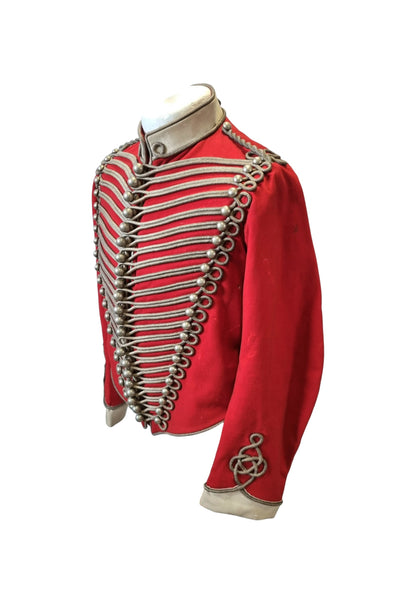 Superb Victorian Westmorland & Cumberland Hussars Scarlet Shell Jacket, Dated 1899