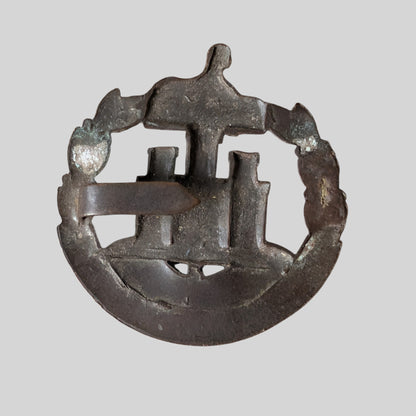 British Army Dorsetshire Regiment Bronzed Cap Badge