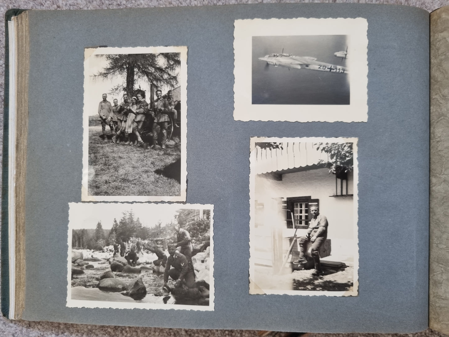 WW2 German Army Mountain Troops Jager Regiment 100 Photo Album - 125 Photos - Soldier KIA